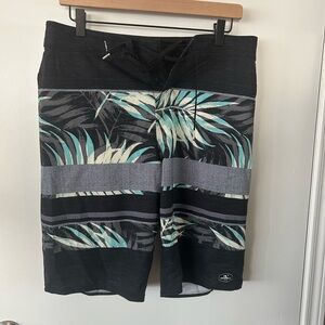 Patterned Swim Shorts 32